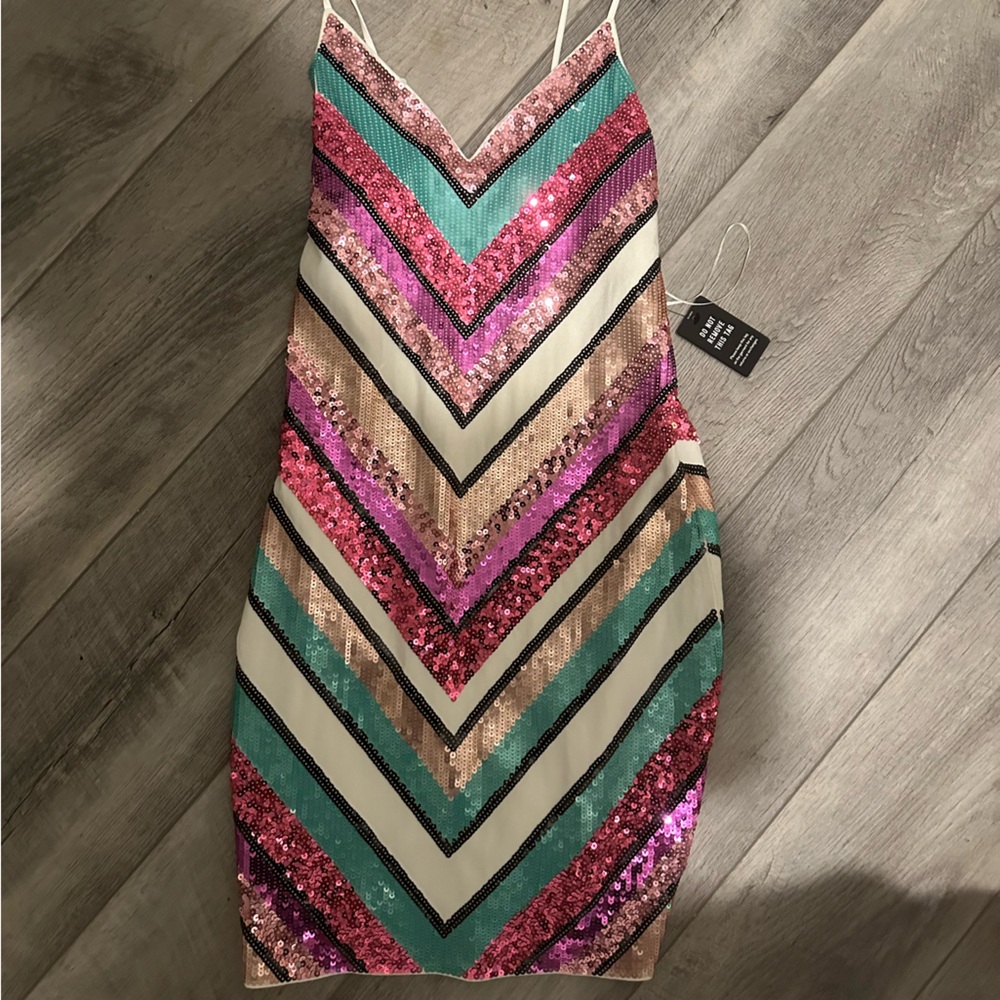 NWT Express Sequin Party Dress